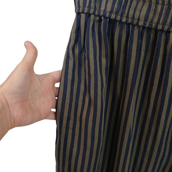 Anthropologie The Wren Boxer Trousers Striped Pull On Pants Size Large - Picture 4 of 12